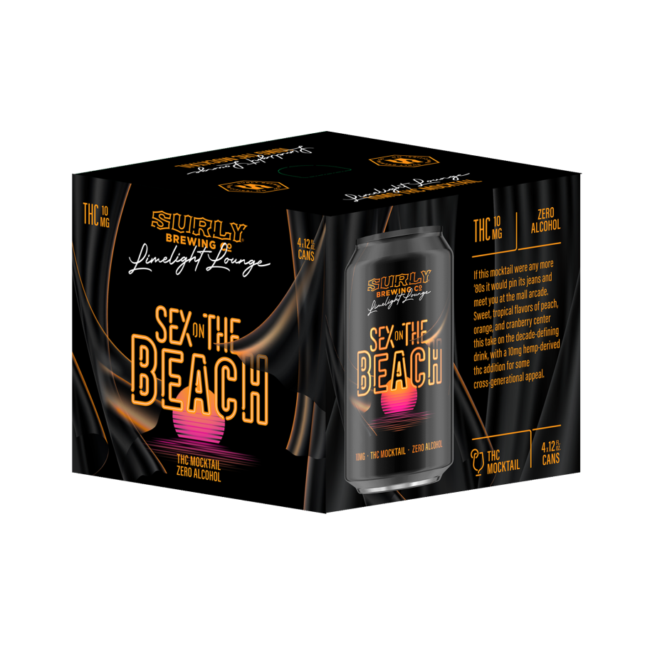 Sex on the Beach 10mg THC Mocktail (4 pack)