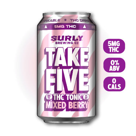 TAKE 5 ロングTee M TAKE FIVE DRINKABLES 5mg – DrinkSurly.com