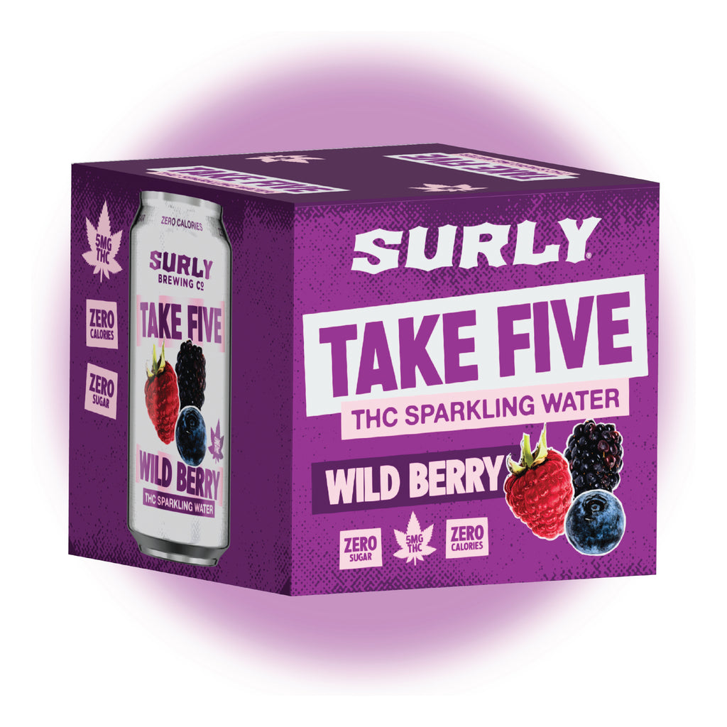 Take Five Wild Berry THC Tonic (4 Pack) – DrinkSurly.com